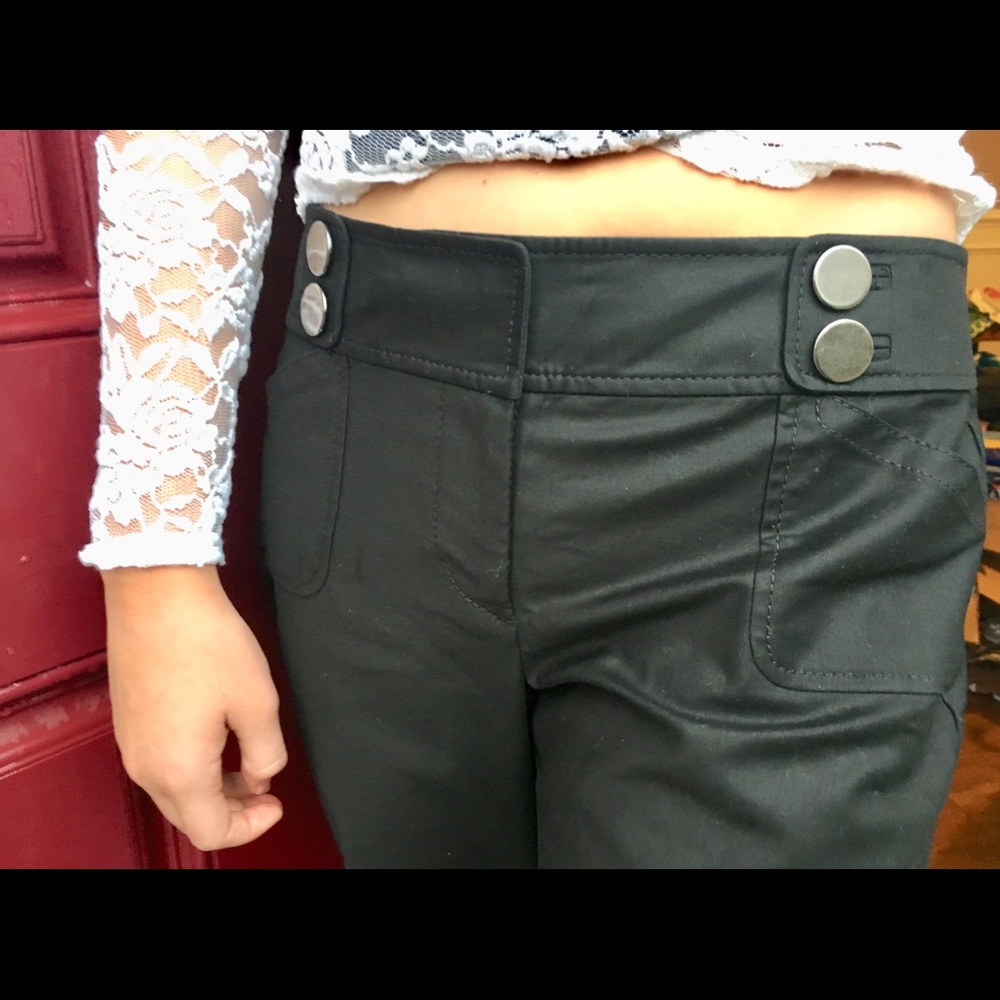 Ann Taylor Black Slacks NWT Lindsay Style Sz 6P